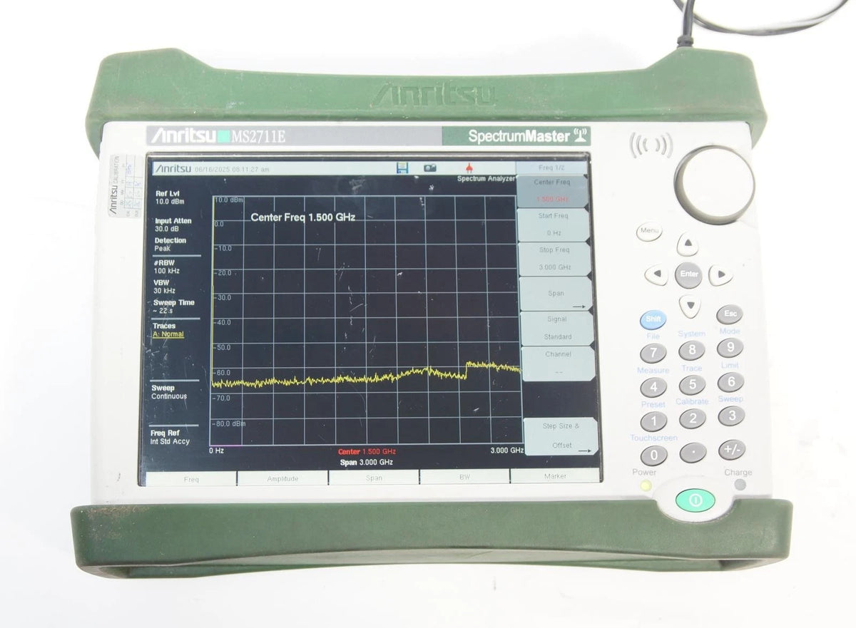 Anritsu MS2711E 100 kHz to 3 GHz Handheld Spectrum Analyzer
