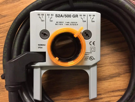 Belimo S2A/500-GR Auxiliary Switch Add-On 0.5A 5M Cable