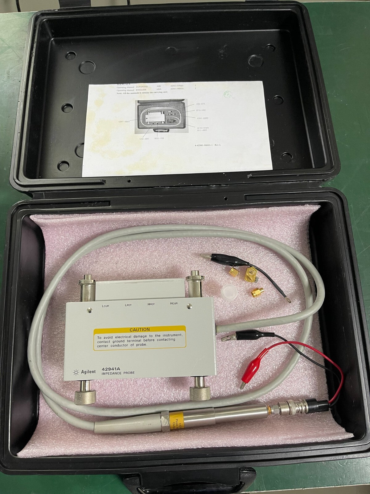 Agilent Keysight 42941A Impedance Probe Kit for Impedance analyzer - XG eqpt