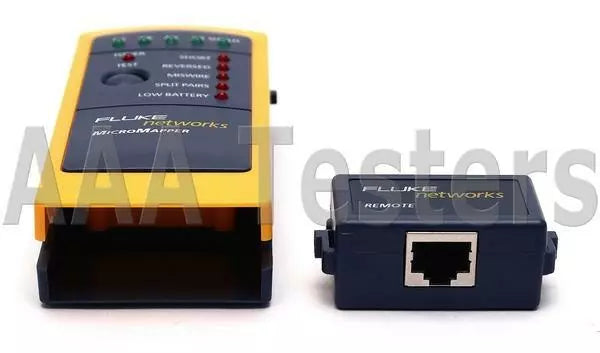 Fluke Networks MicroMapper LAN Wiremap Checker w/ Remote - XG eqpt