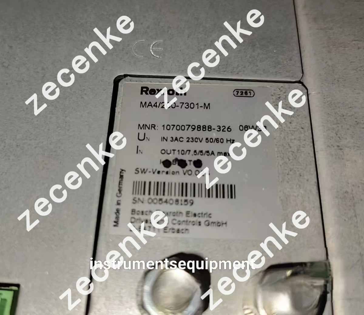 1pc Rexroth MA4/200-7301-M for 100% Testing - Fast Shipping by DHL or FedEx