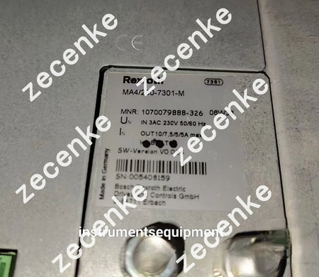 1pc Rexroth MA4/200-7301-M for 100% Testing - Fast Shipping by DHL or FedEx