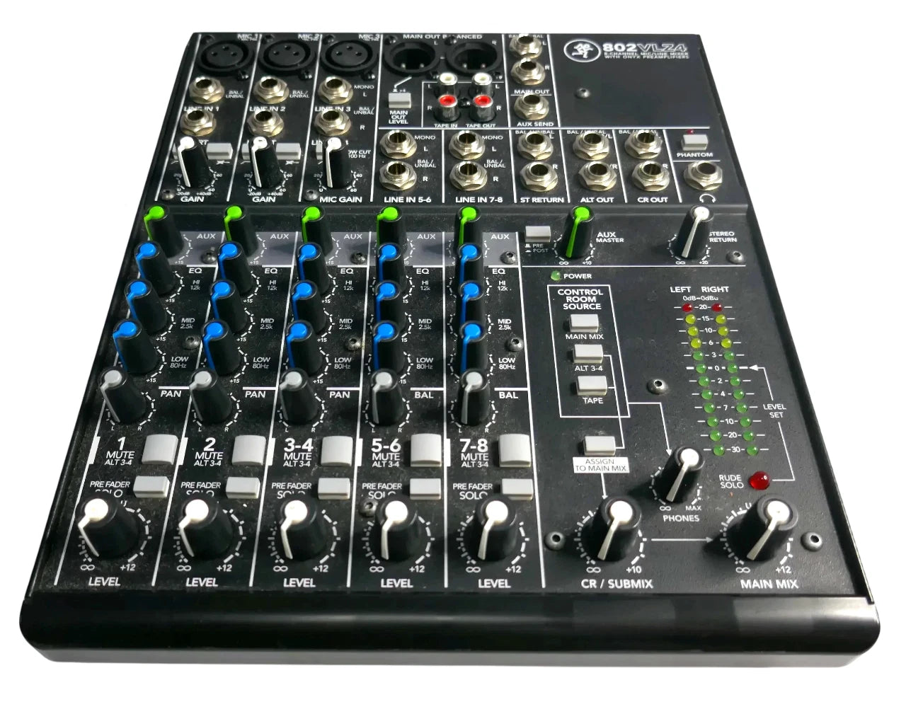 Mackie 802VLZ4 8-Channel Mic/Line Mixer with Onyx Preamplifiers - Free Shipping