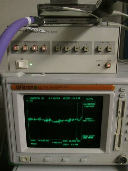18 GHz RF Programmable Step Attenuator - Agilent