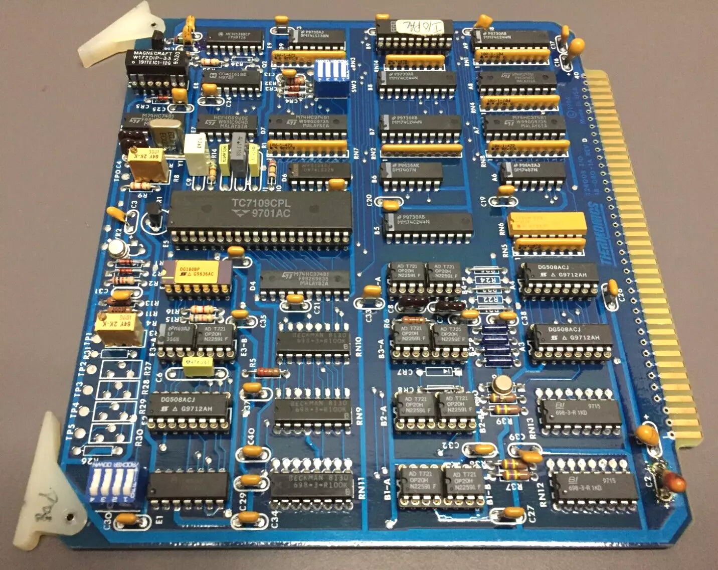 Thermonics Model T2400R P/N: 1B-080-1A Rev. D Input-Output Processor Board