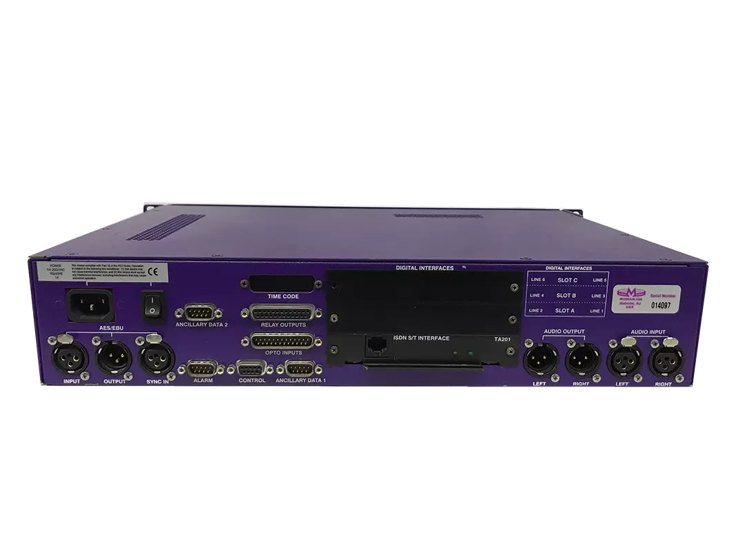 CCS Musicam Prima LT Plus Audio Codec with ISDN S/T Interface Card TA201