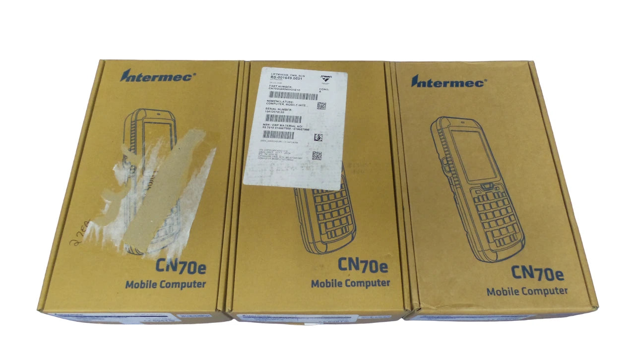 Lot of 3 Intermec CN70e Mobile Barcode Scanner  - Free Shipping