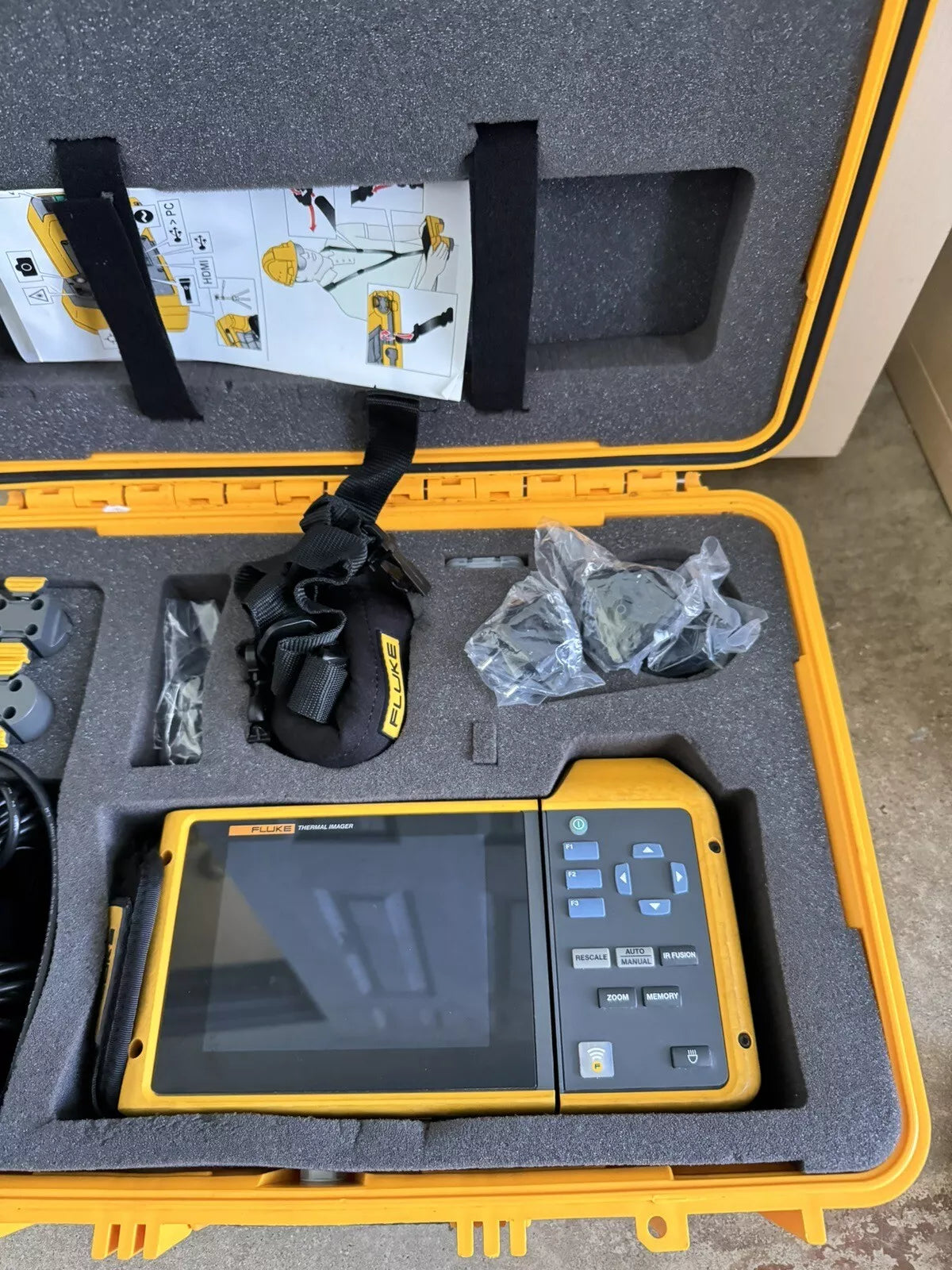 FLUKE FLK-TIX501 60Hz Infrared Camera Color LCD - Next Day Shipping