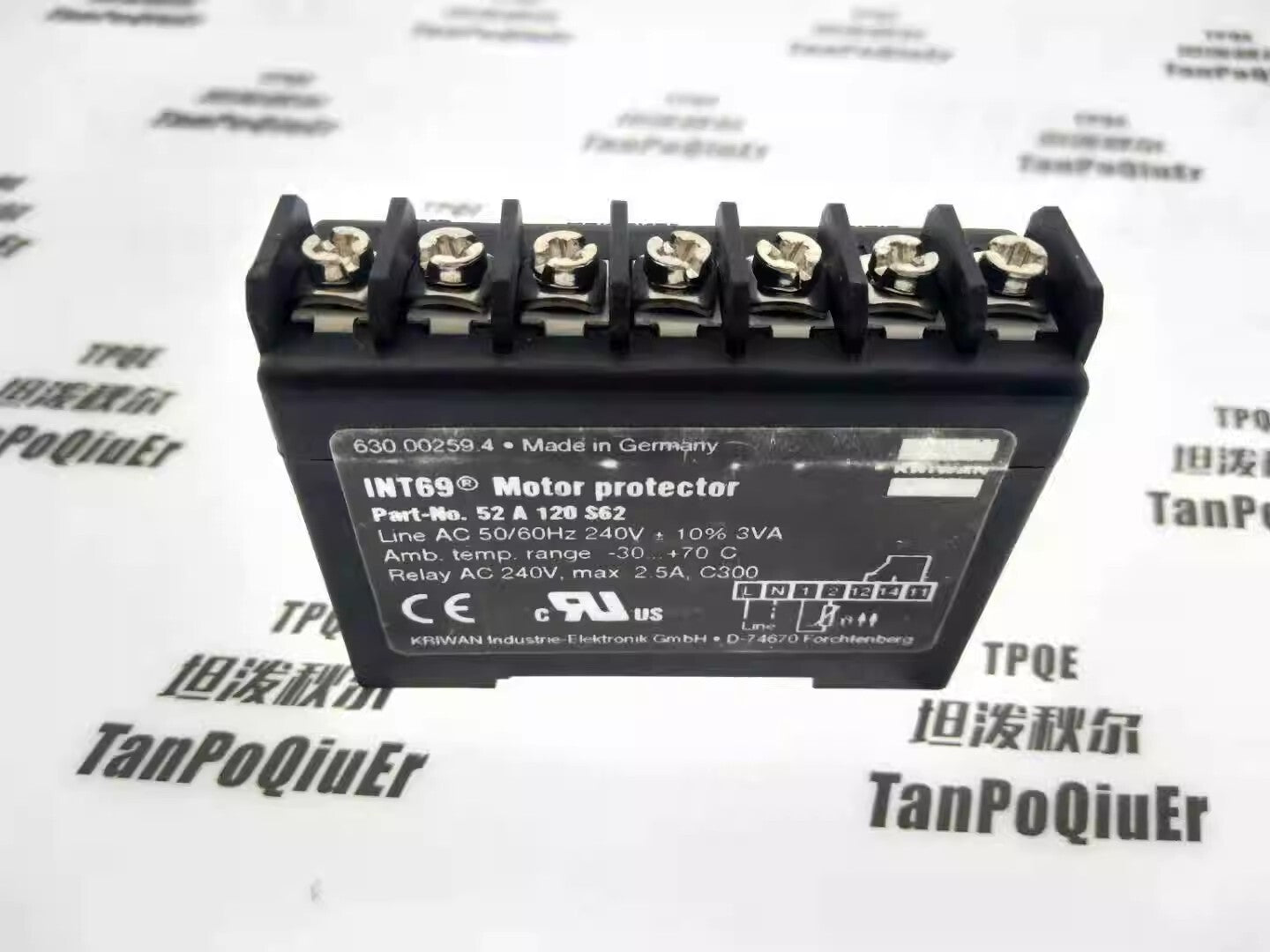 KRIWAN INT69 52A120 S62 Compressor Protection Module