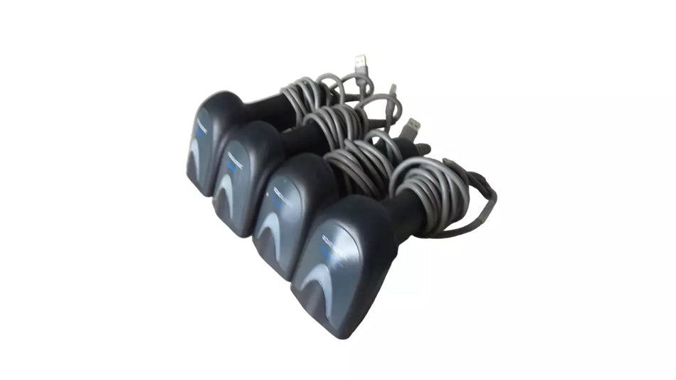 LOT of 4 Datalogic Gryphon GD4130-BK USB Barcode Scanner Bundle