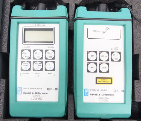 Wandel & Goltermann MK-1 OLS-10 Optical LED Source + OLP-10 Optical Power Meter