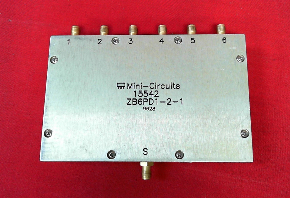 Mini-Circuits ZB6PD1-2-1 1-GHz to 2-GHz 6 Way SMA Power Splitter / Combiner