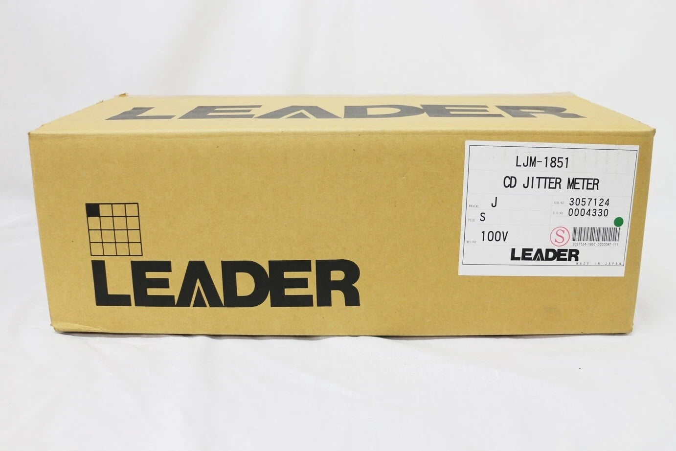 LEADER LJM-1851(Not include PEAK function) CD JITTER METER