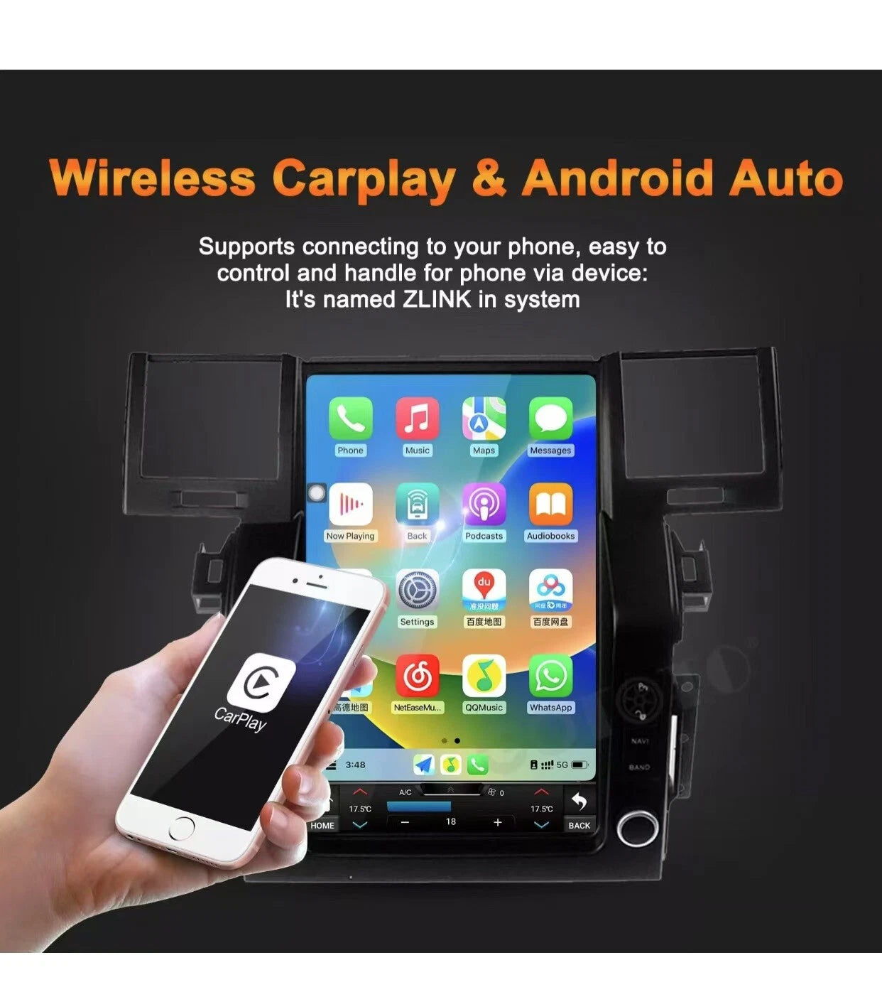 Android Tesla Car Radio Stereo for Land Rover Range Rover Sport 2005-2009