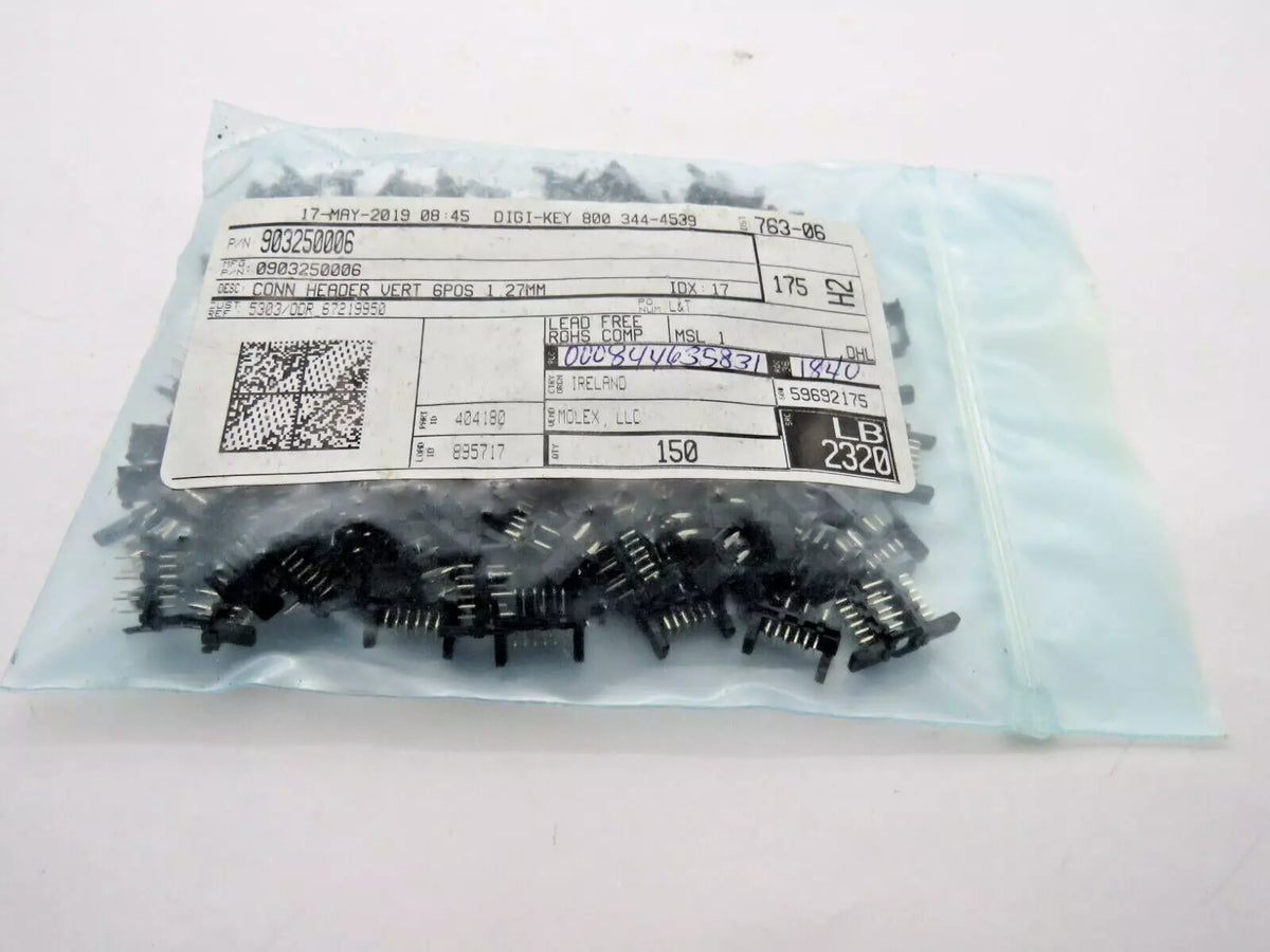 MOLEX 903250006 Head Connector 1.27mm PCB Mount