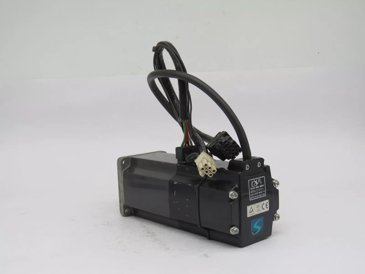MITSUBISHI HC-KFS43B AC Servo Motor 2.3A 3-Phase 129VAC 3000 RPM