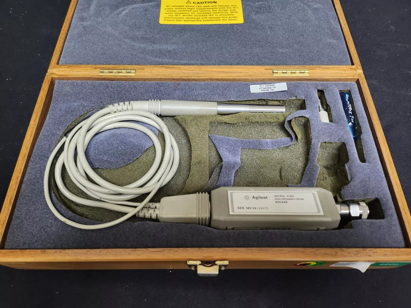 Agilent 85024A 300kHz - 3GHz High Frequency Active Probe (2875)