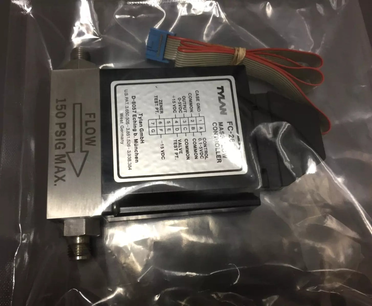 TYLAN Model FC-260 150 PSIG MAX, 5 SLM Gas N2 Mass Flow Controller