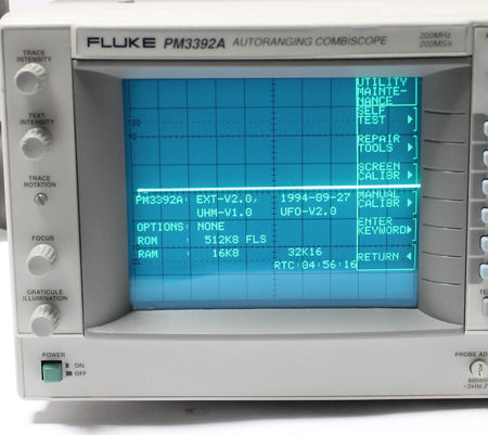 Fluke PM3392A 4CH Digital / Analog Storage Oscilloscope 200 MHz 200MS/s