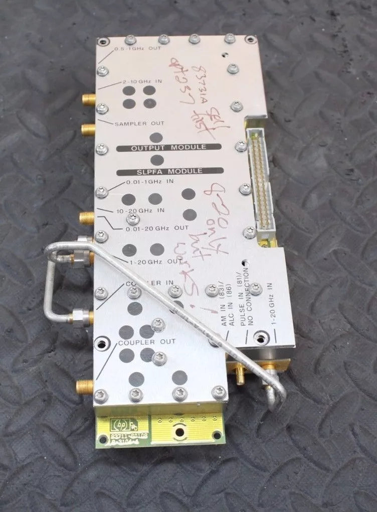 HP Hewlett Packard Agilent Output Module SLPFA Module 83711-67001 83711-60108