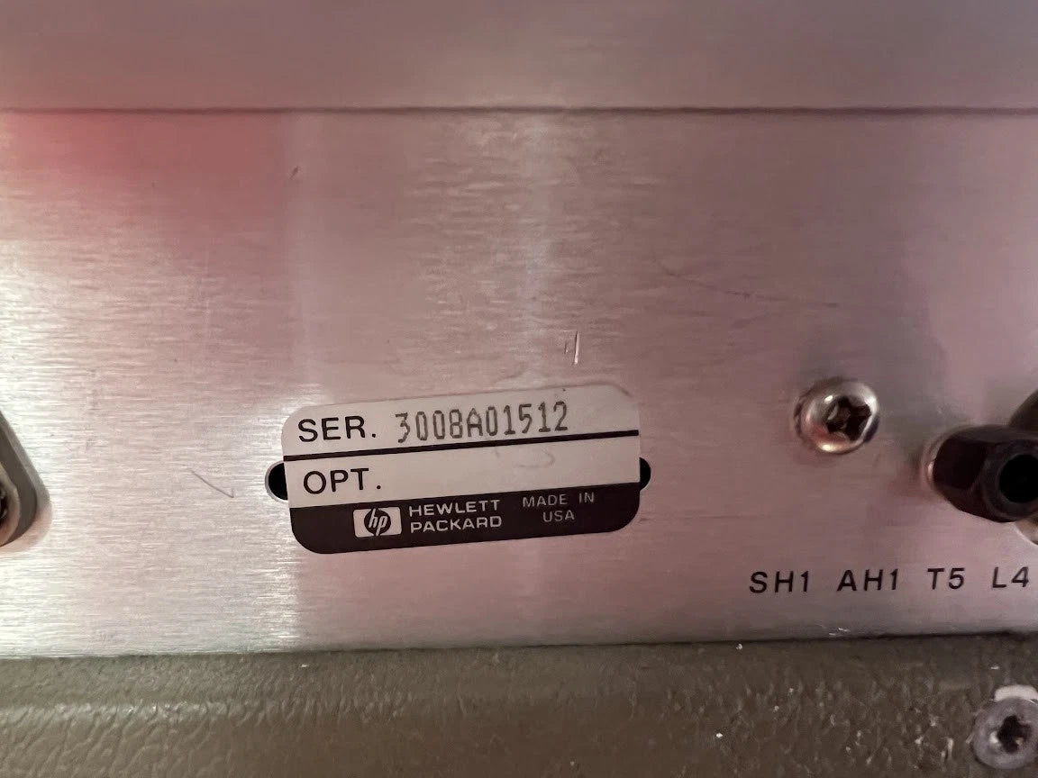 Agilent/Keysight 3585B Spectrum Analyzer 20Hz to 40MHz SN 3008A01512