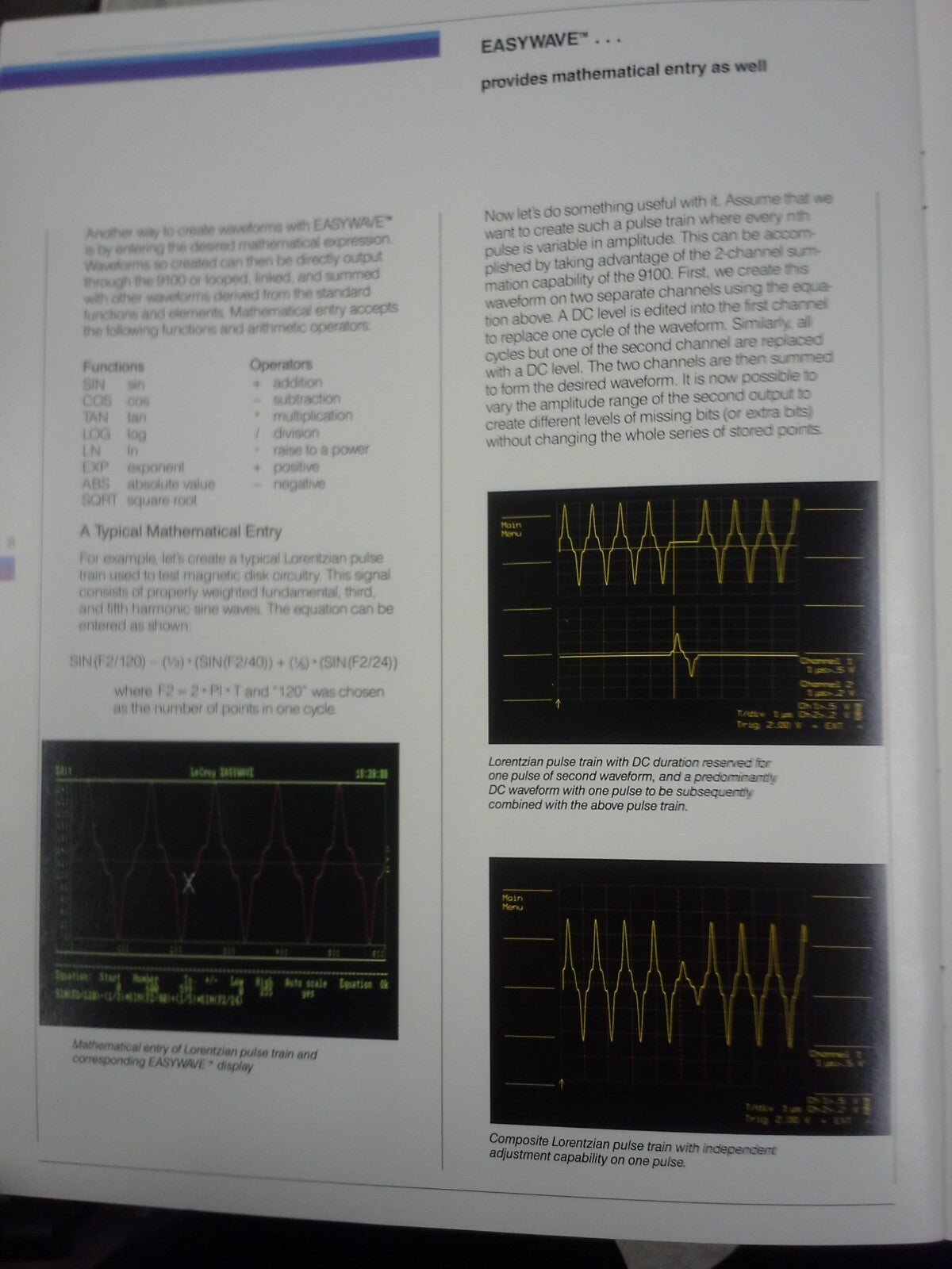 LeCROY 9112 Dual Function Generator