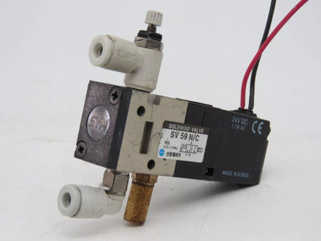 SMC SV59N/C Solenoid Valve 24V DC 1.7W AV