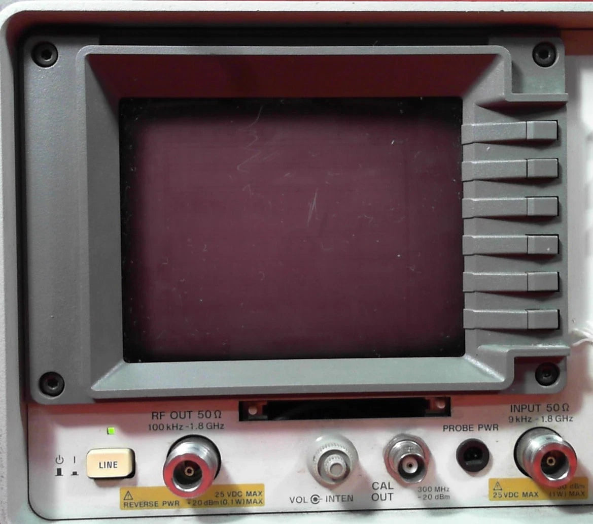 Agilent/Keysight 8591A-04-10-21-102 Spectrum Analyzer, 9 kHz to 1.8 GHz