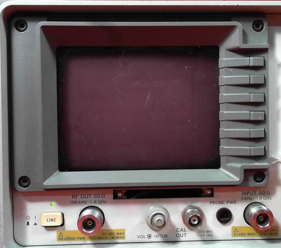 Agilent/Keysight 8591A-04-10-21-102 Spectrum Analyzer, 9 kHz to 1.8 GHz