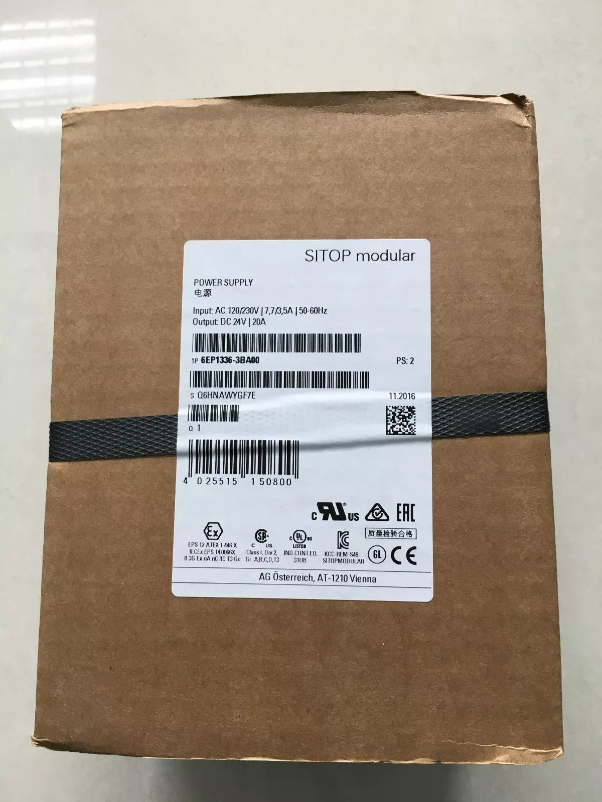Siemens 6EP1336-3BA00 Power Supply - 1PC New, Expedited Shipping