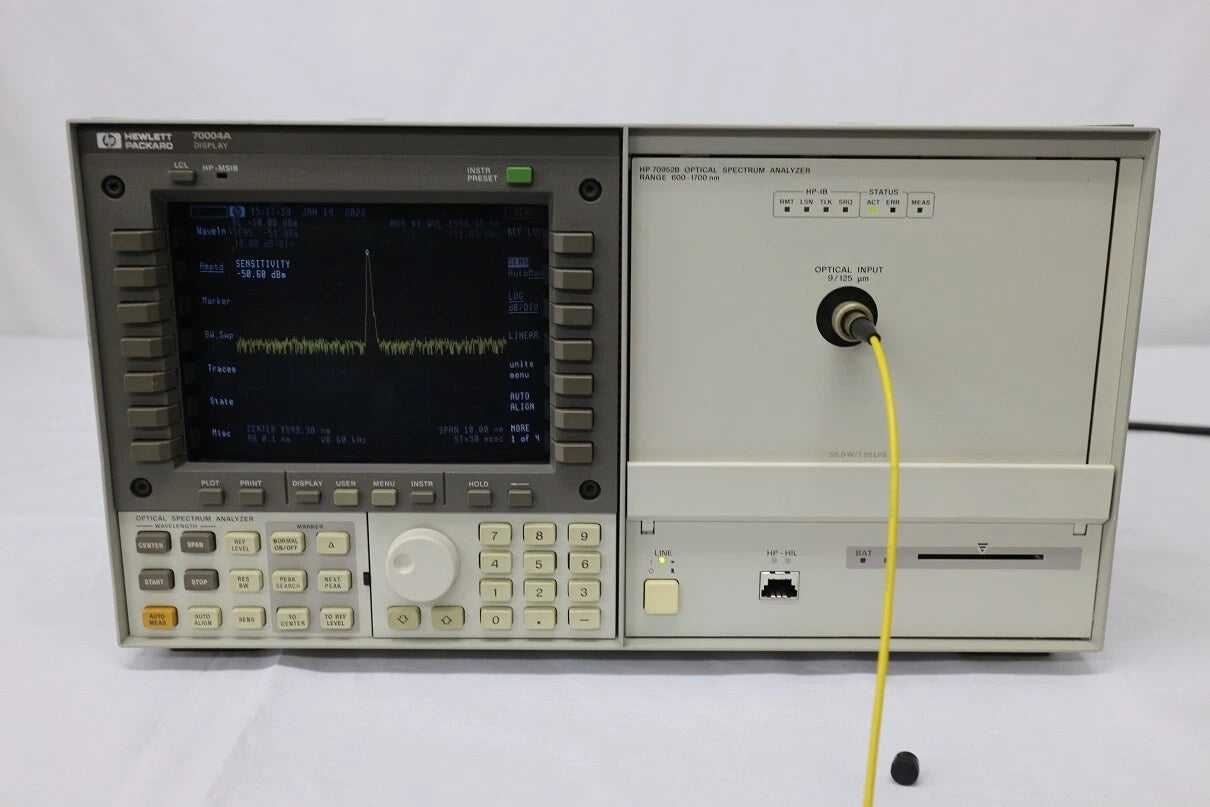 HP 71452B /122 Optical Spectrum Analyzer 600-1700nm