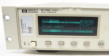 HP Agilent 8110A 150 MHz Pulse Pattern Generator Single Channel