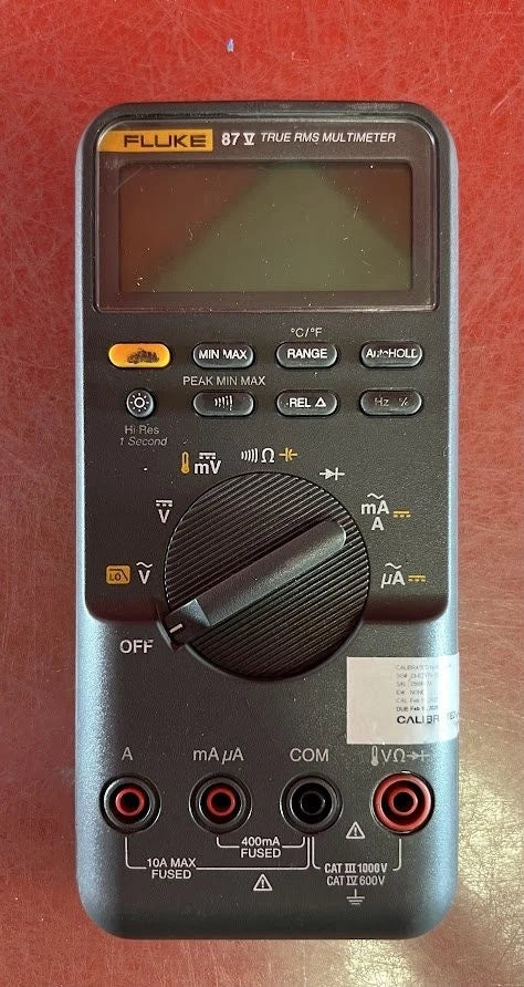 Fluke 87V True RMS Digital Multimeter with Data SN 25690056
