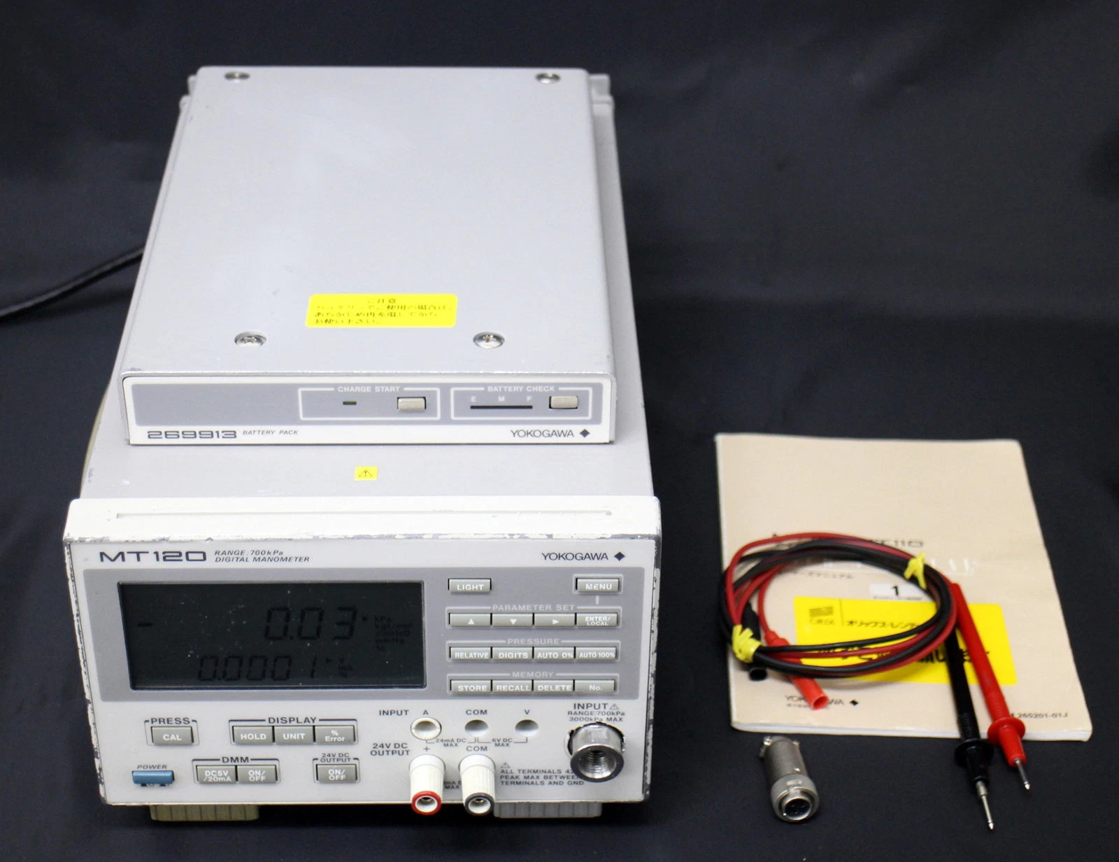 YOKOGAWA 2652-03 Digital Manometer
