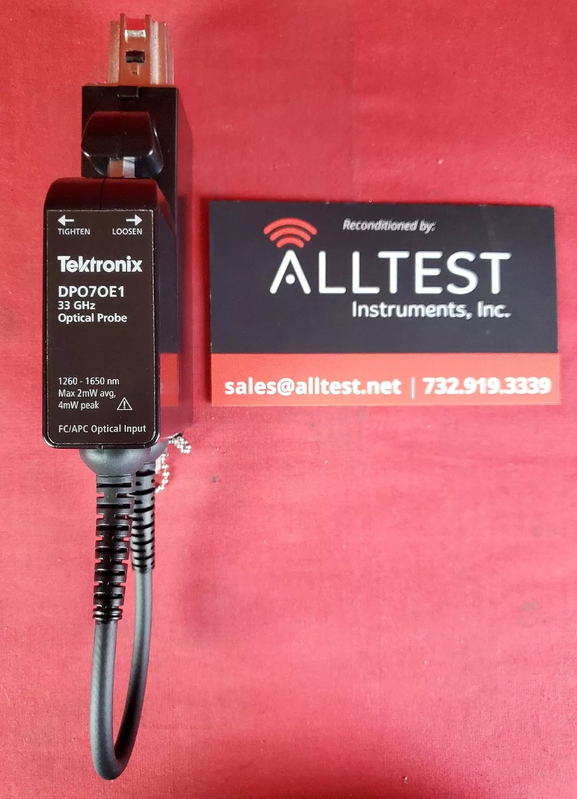 Tektronix DPO7OE1 Optical Probe for Accurate Signal Measurements