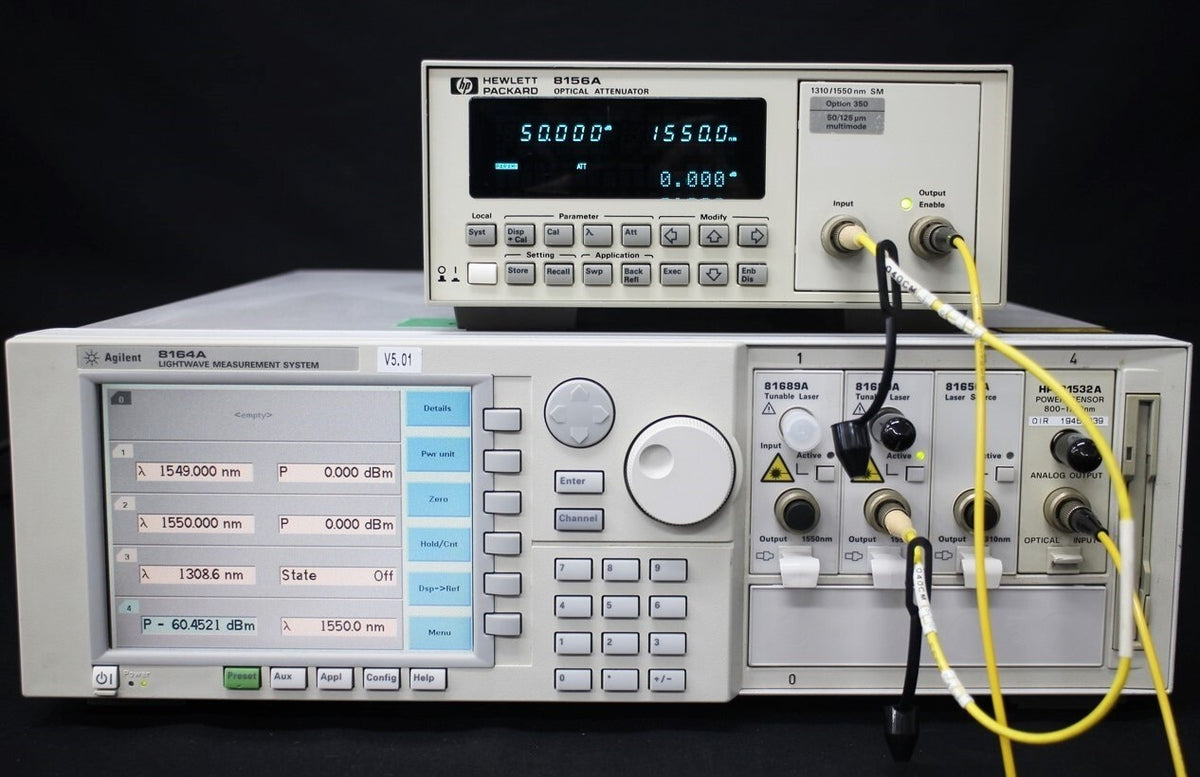 Optical Attenuator for 1250-1650nm Spectrum by HP