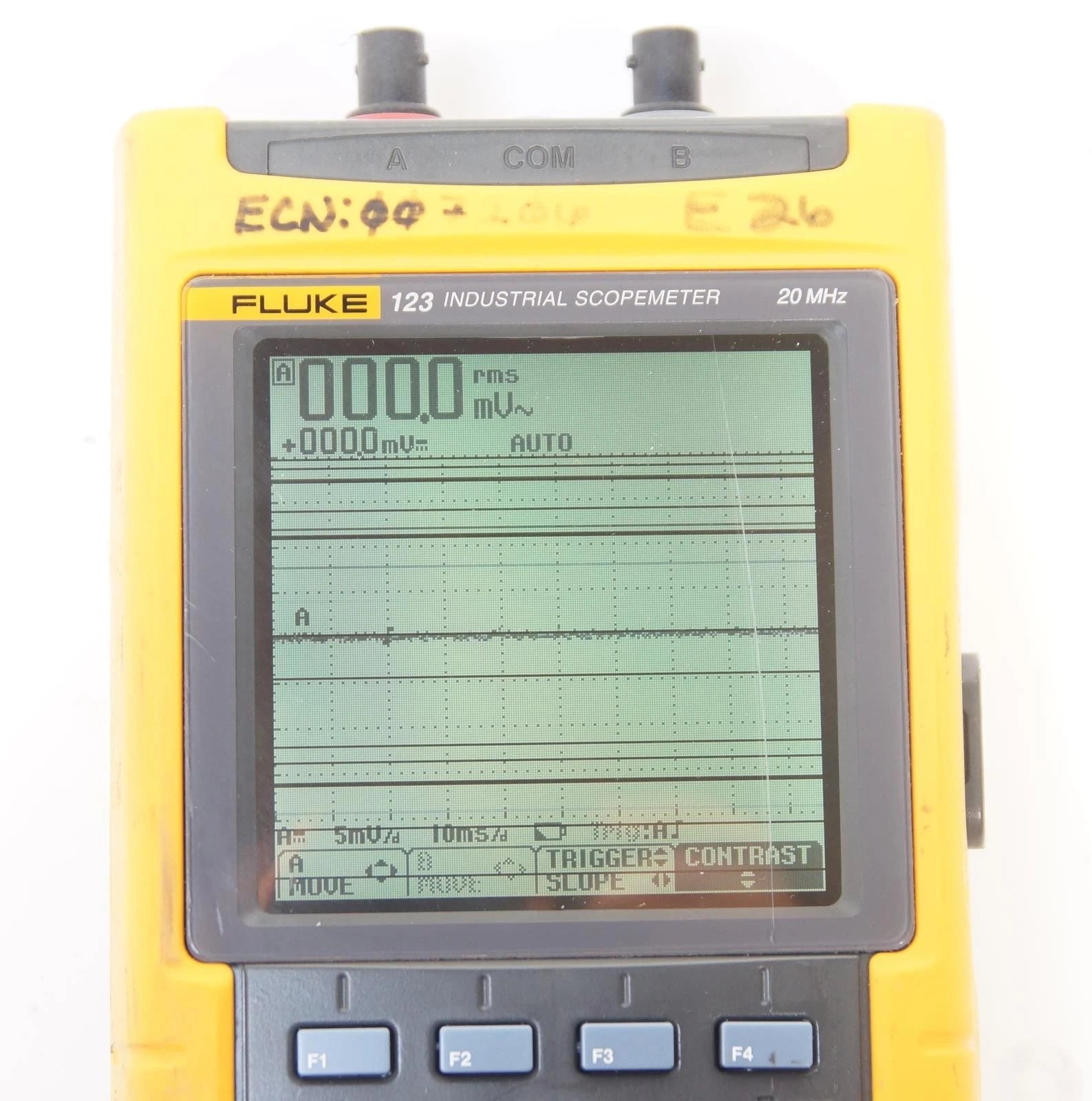 Fluke 123 Industrial ScopeMeter Oscilloscope/Multimeter/DMM/Scope Meter AS-IS