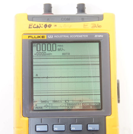 Fluke 123 Industrial ScopeMeter Oscilloscope/Multimeter/DMM/Scope Meter AS-IS