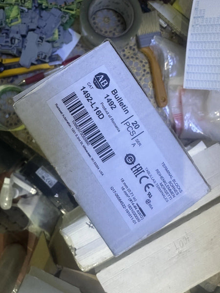 20pcs Allen Bradley 1492-L16D / 1492L16D Terminal Block Connectors