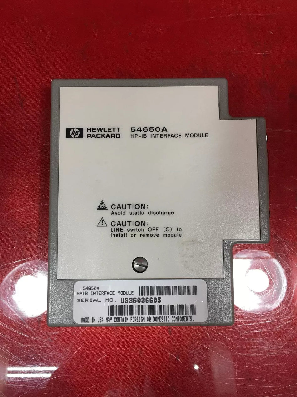 HP - Agilent - Keysight 54650A HP-IB Interface Module US35036605