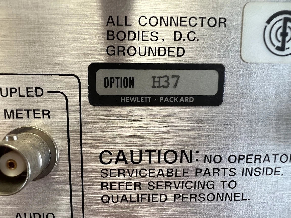 Agilent/Keysight 3586C H37 Selective Level Meter 2511A01808