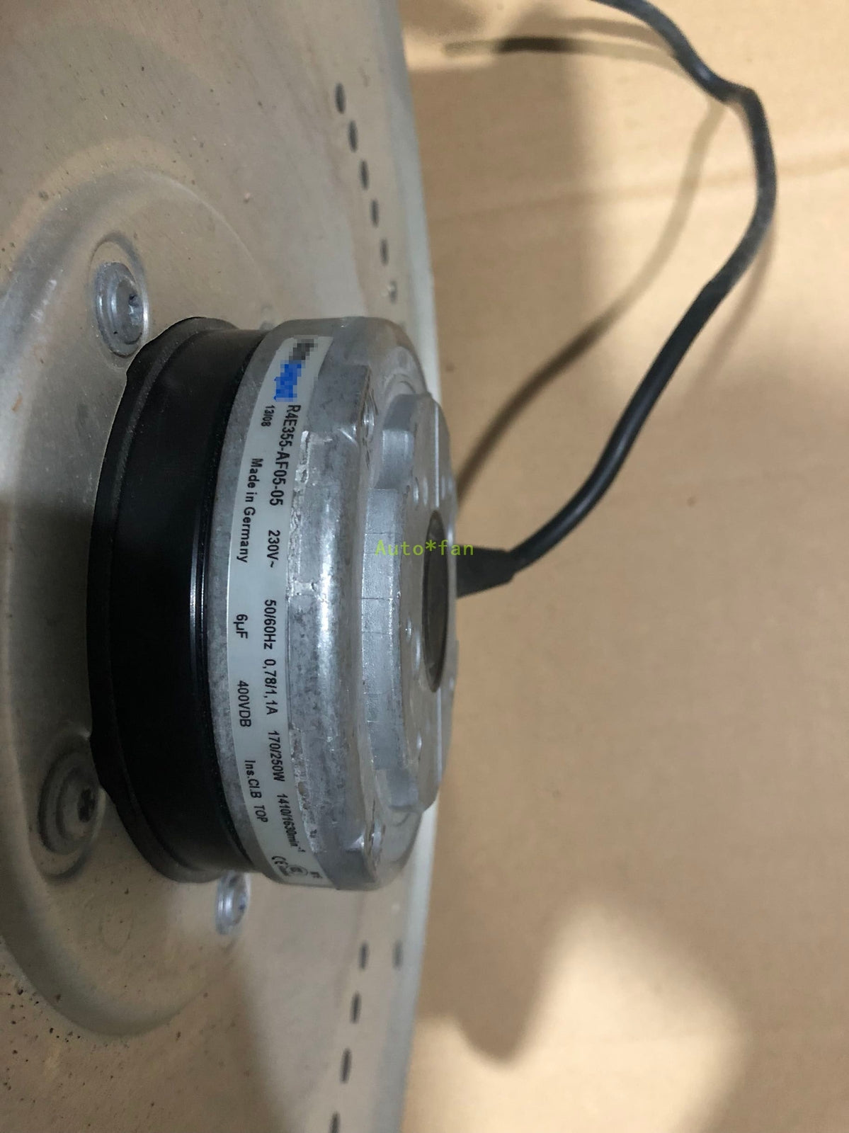R4E R4E355-AF05-05 Centrifugal Fan 230V 170/250W