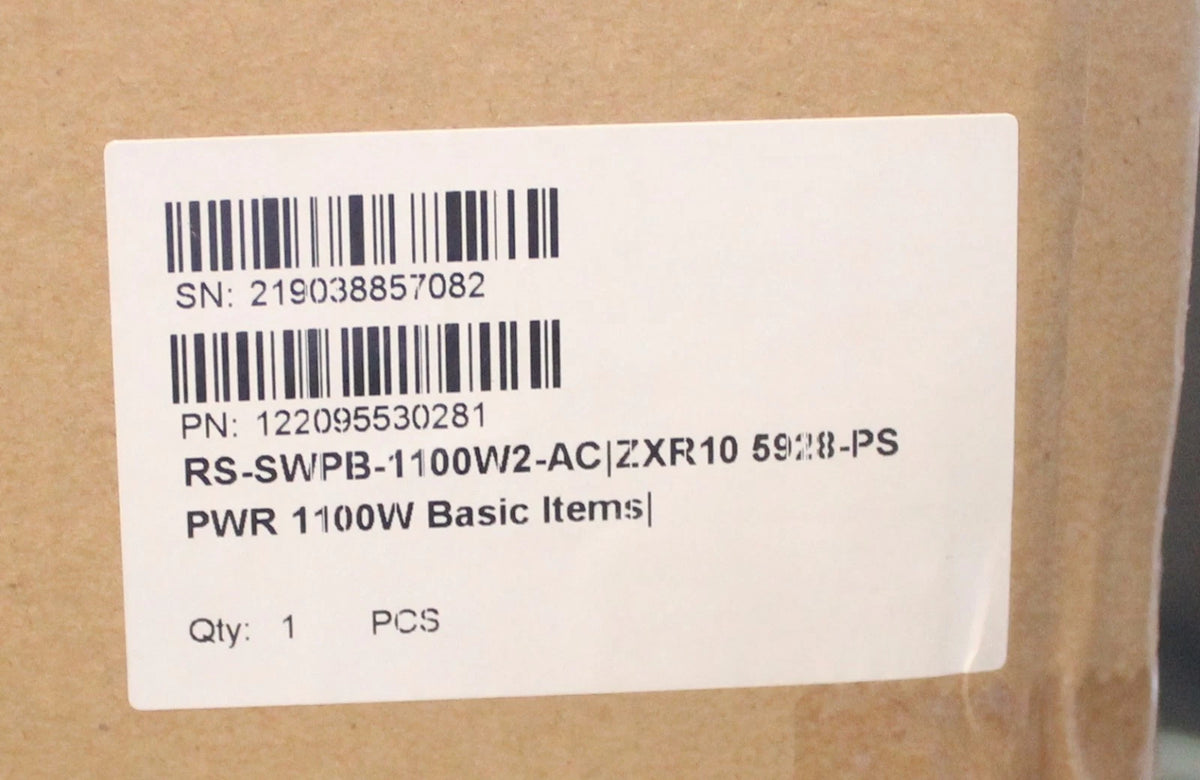 ZTE  Redundant 1100W AC Power Supply ZXR10 RPS1100 48V DC