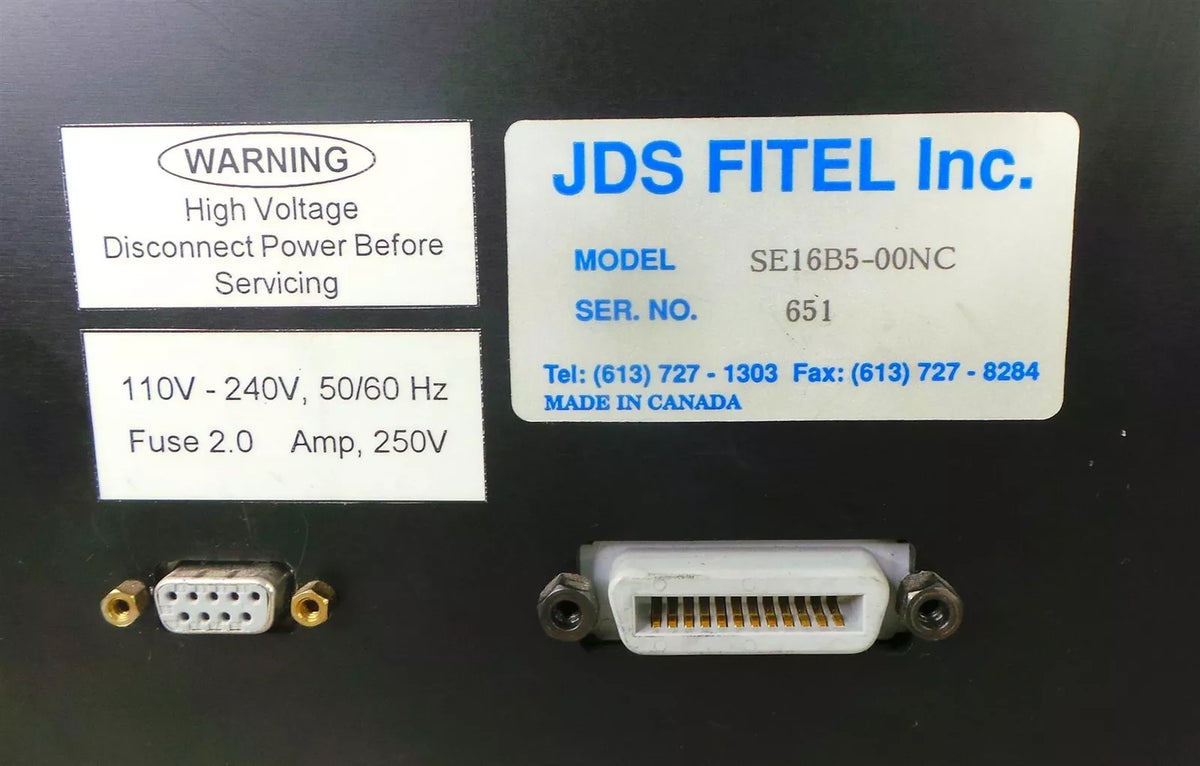 JDS FITEL SE16B5-00NC Fiber Optic Switch