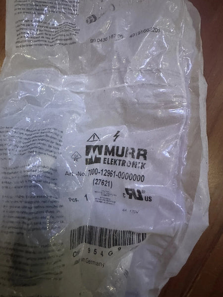 3PCS x MURR Elektronik 7000-12961-0000000 M12 Connector
