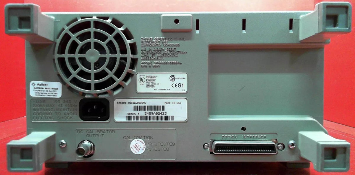 HP - Agilent - Keysight 54600B Oscilloscope 2 Channel 100 MHz SN: 3409A02423 - XG eqpt