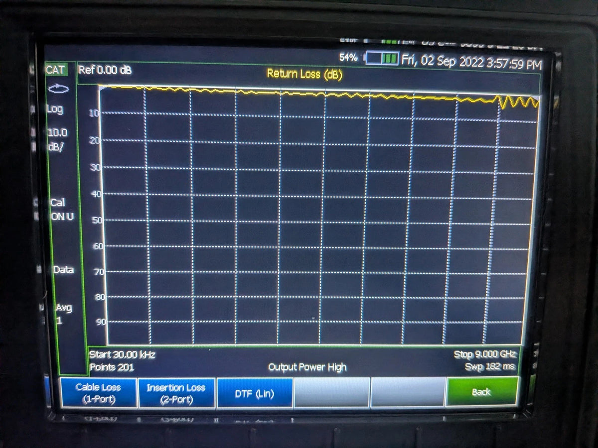 Keysight Agilent VNA Vector Network Spectrum Analyzer Fieldfox N9915A Cald 9 Ghz