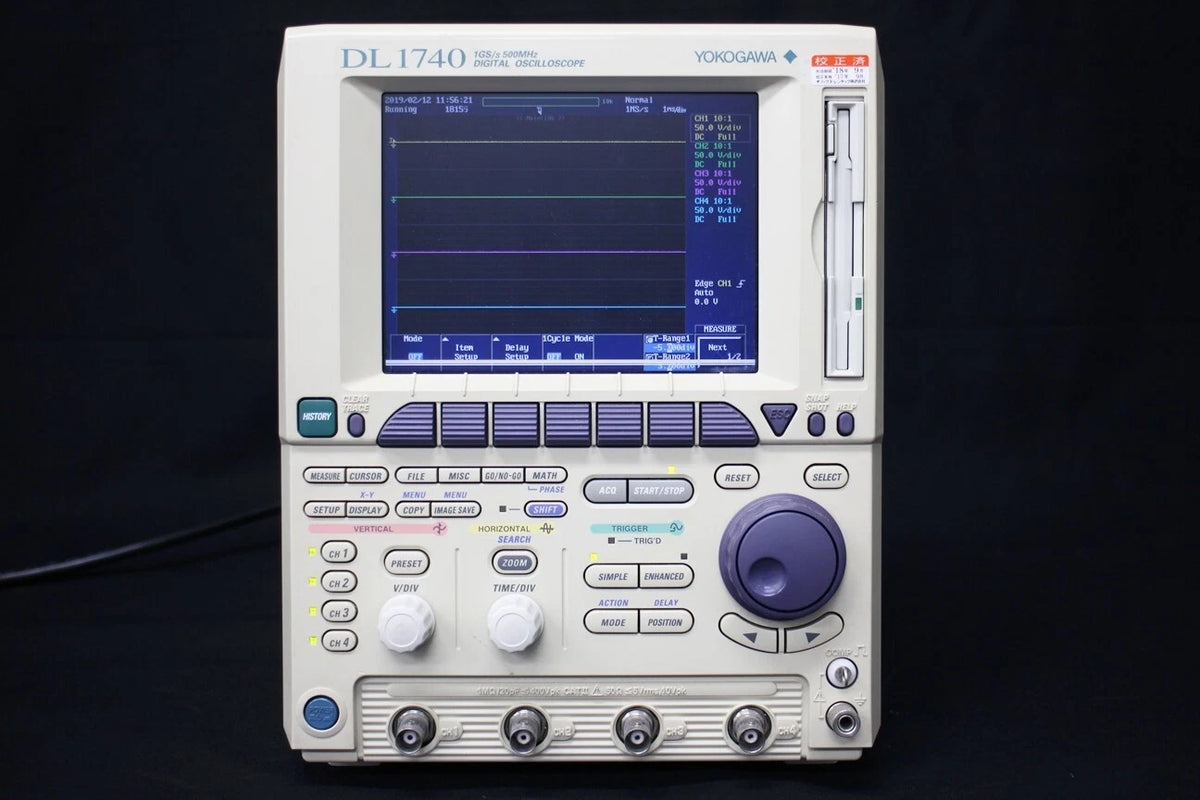 YOKOGAWA DL1740 DC-500MHz 4ch 1MW Digital Oscilloscope