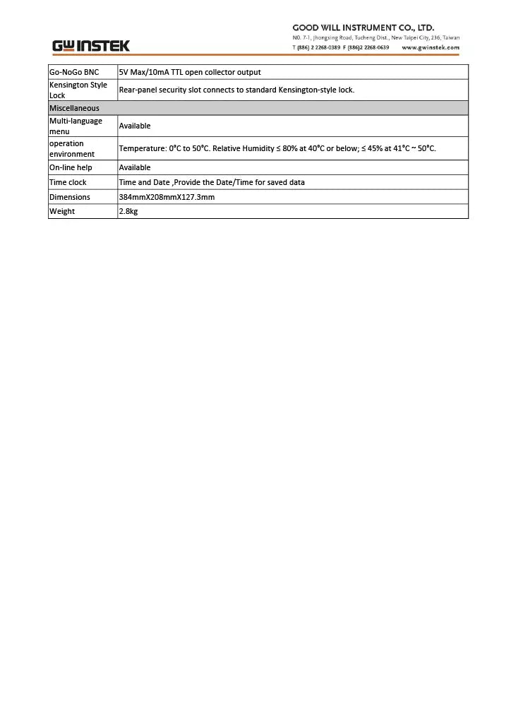 GW Instek GDS-2102E Digital Storage Oscilloscope 100MHz 2 Channel 1GS/s DSO VPO - XG eqpt