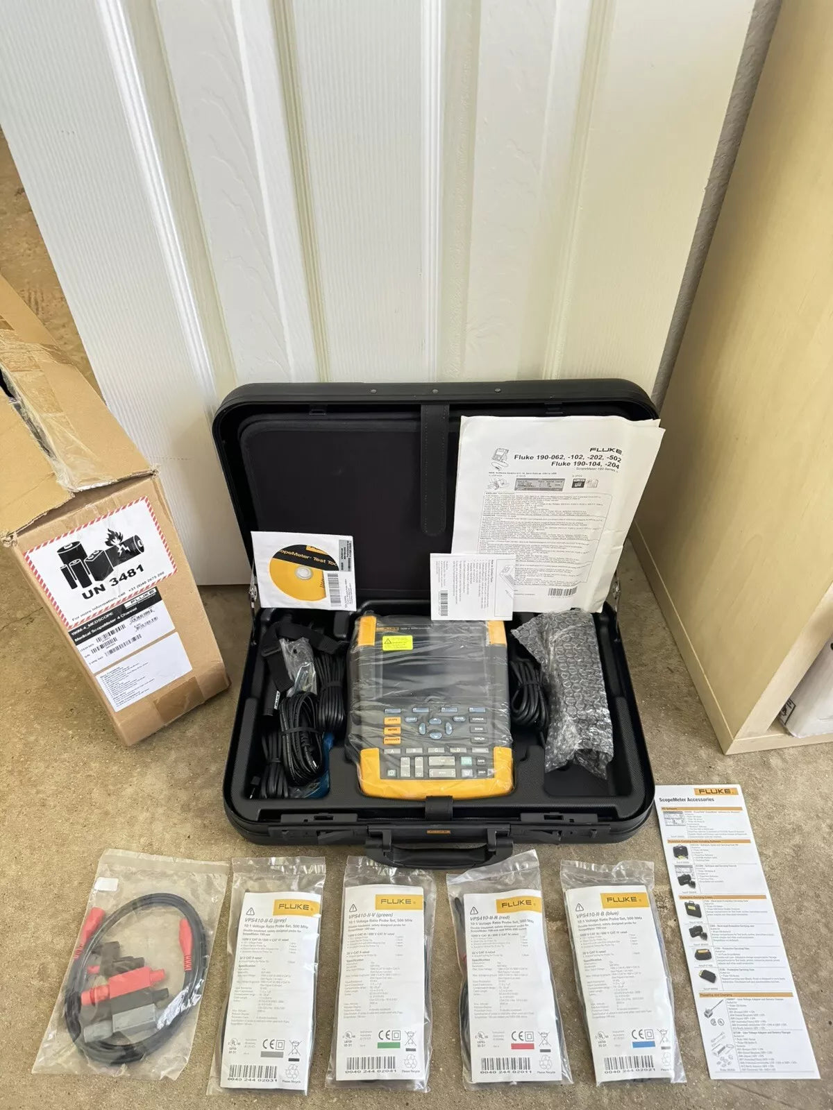 Fluke 190M-4 4 Channel 200 MHz Medical ScopeMeter - NEW SEALED